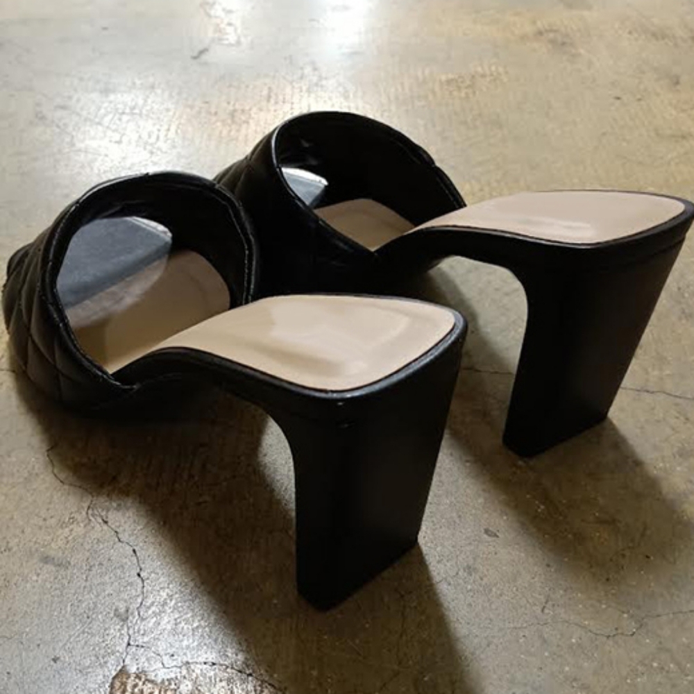 Quilted mules - Picture 2 of 3